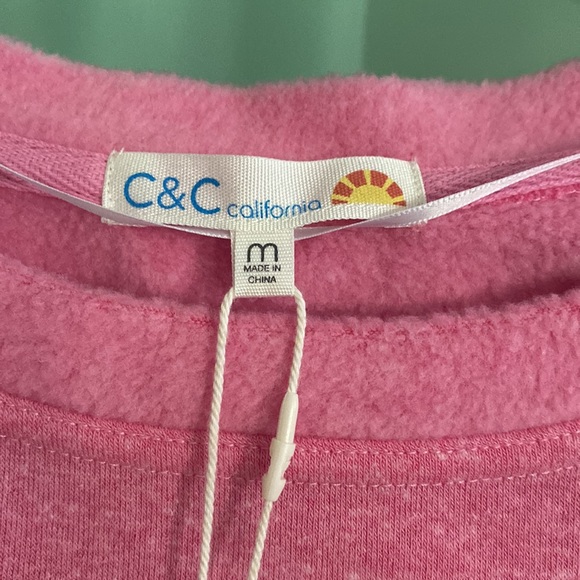 C&C California 'Merry Everything' Super Comfy Fleece Long Sleeve Top - Picture 6 of 12